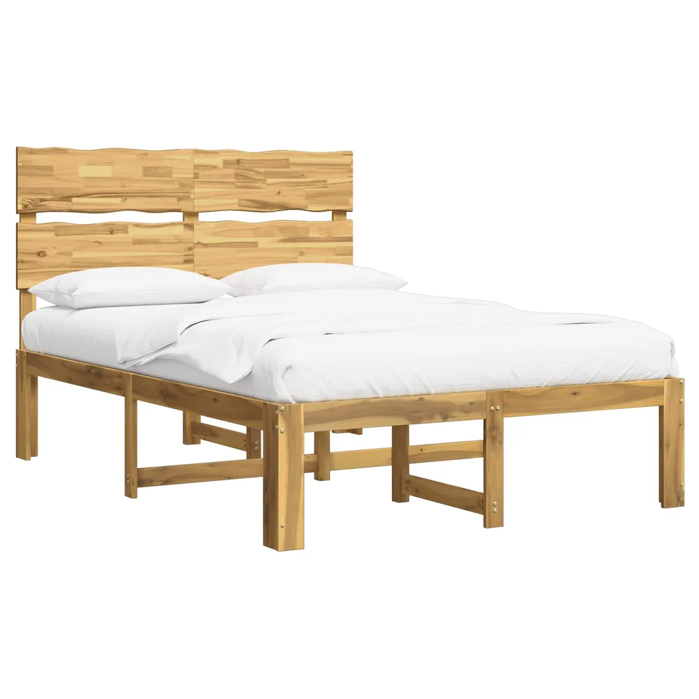 vidaXL Dobbel Sengramme med Hodegjerde ROSTOCK Hvit 150 x 200 cm v:9194355