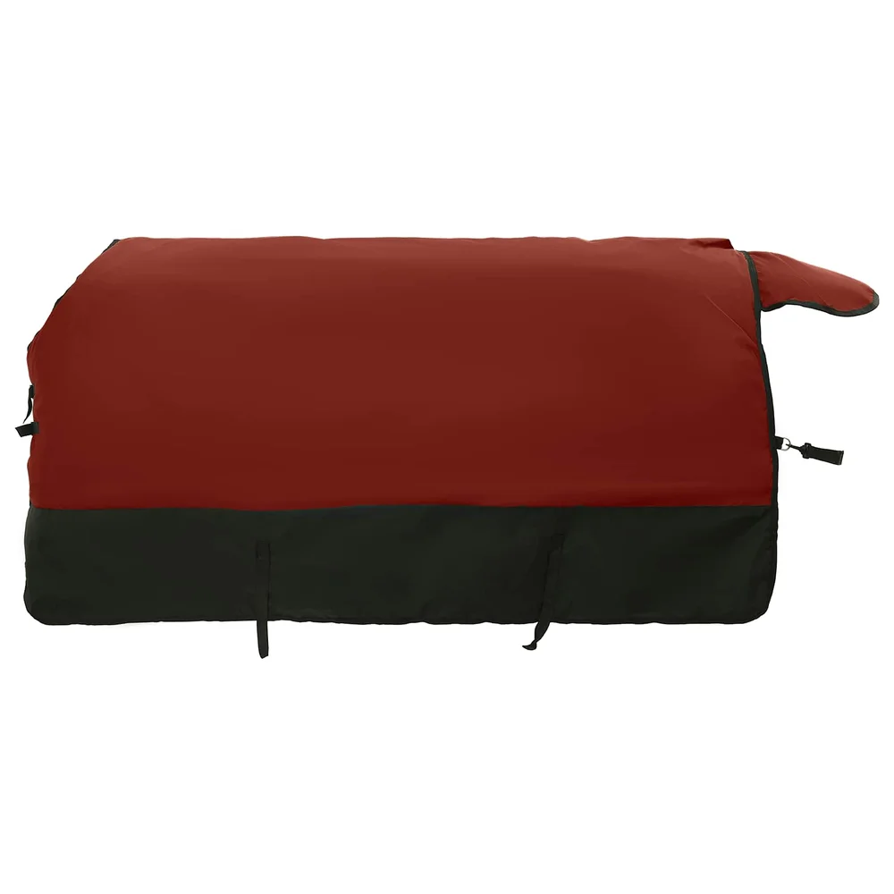 vidaXL Hestepledd Bordeaux og Svart 115 cm Polyester v:4467013 vidaXL Hestepledd Bordeaux og Svart 115 cm Polyester v:4467013
