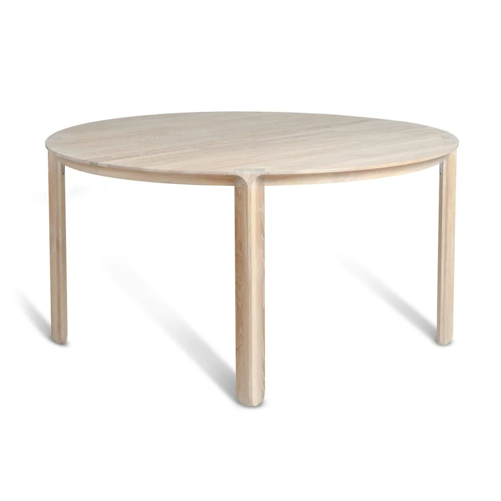 Amor Spisebord Hvitoljet Eik, Ø140 cm v:8871457