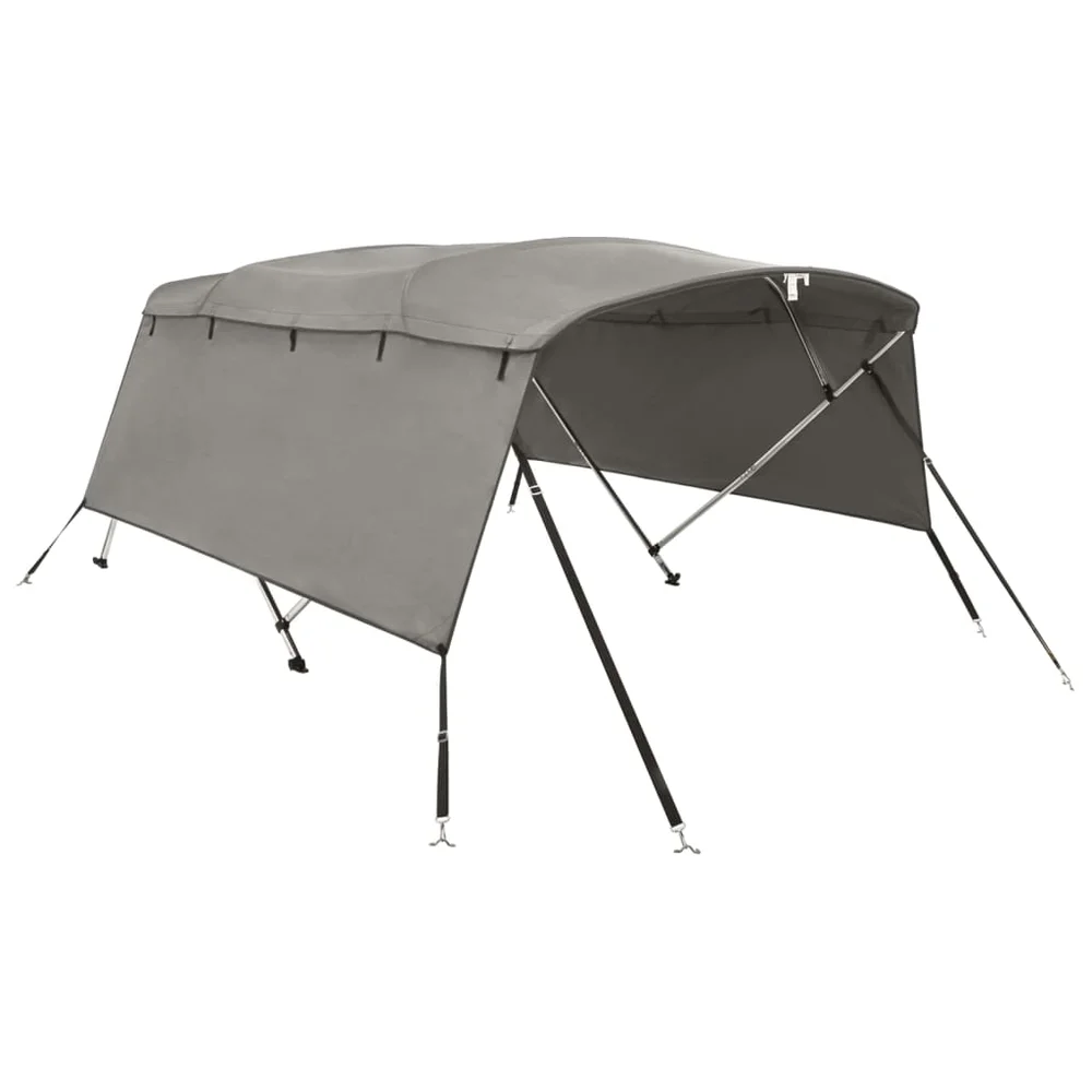 vidaXL Båtkalesje 4-buet med sidevegger 243x(200-213)x137 cm v:4150253 vidaXL Båtkalesje 4-buet med sidevegger 243x(200-213)x137 cm v:4150253