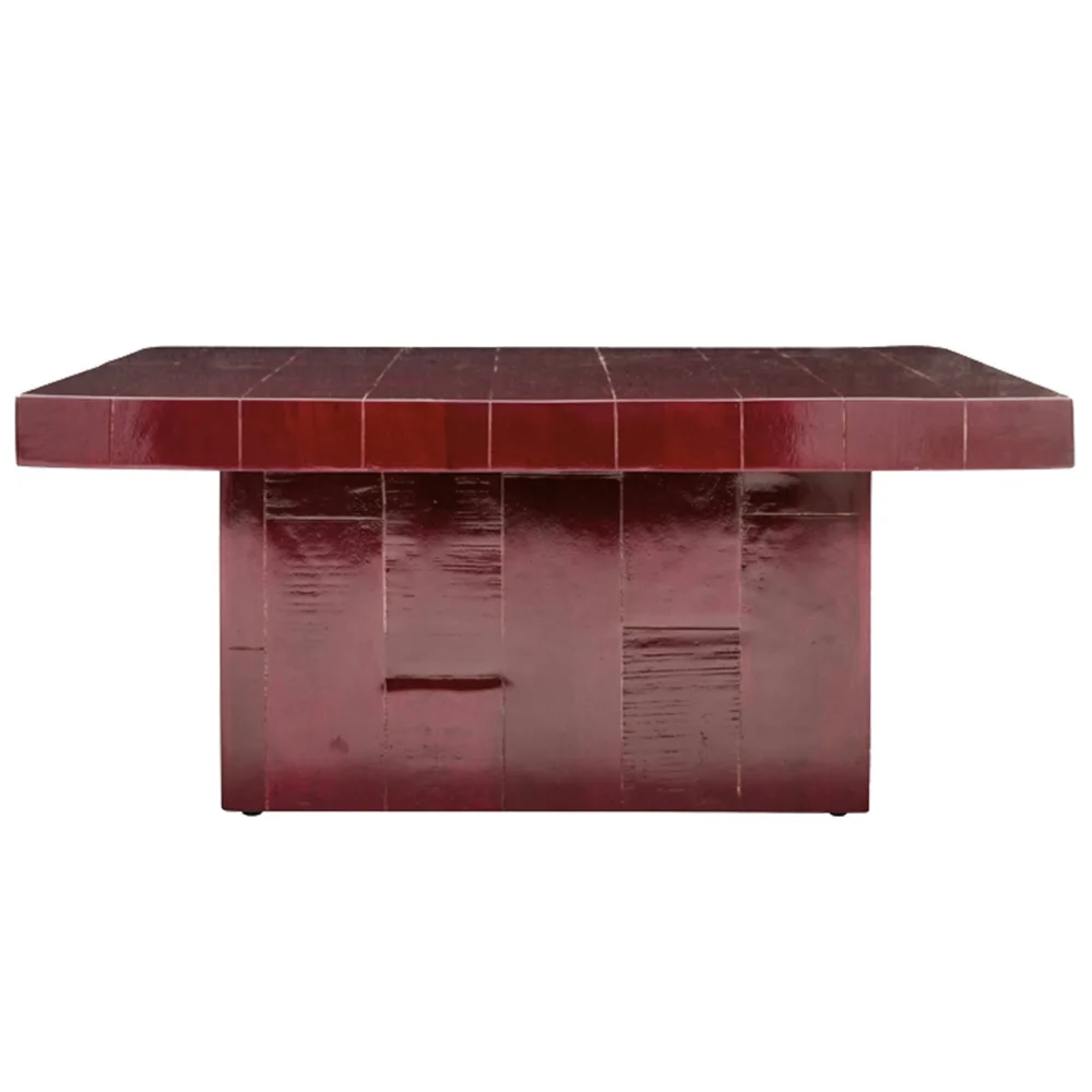 Brick Salongbord 100×100 cm, Rød v:8630574 Brick Salongbord 100×100 cm, Rød v:8630574