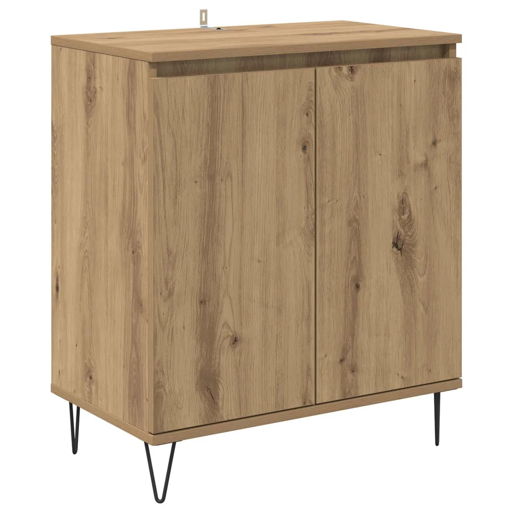 vidaXL Serviesskap Artisan Eik 60 x 35 x 70 cm Konstruert tre v:6818321