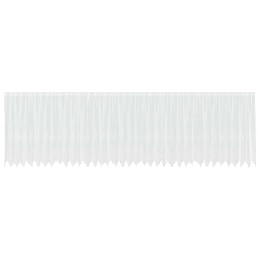 vidaXL Blondegardin Hvit 140x900cm Polyester v:1255129 vidaXL Blondegardin Hvit 140x900cm Polyester v:1255129