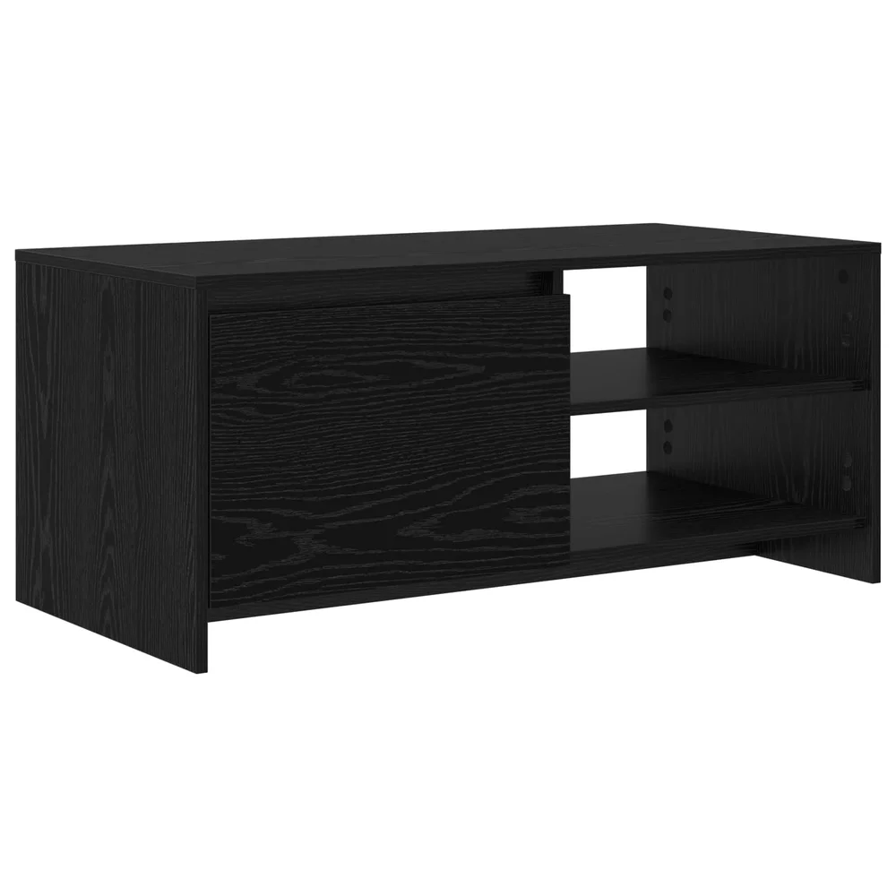 vidaXL Sofabord Svart eik 102 x 50 x 45 cm Konstruert tre v:1226180
