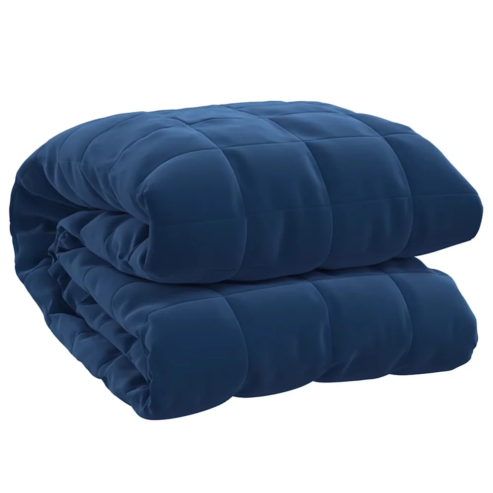 vidaXL Vektdyne blå 220x235 cm 11 kg stoff v:8327703