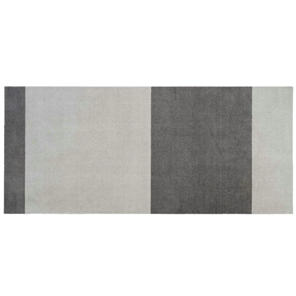 Stripes Teppe Steel Grey / Lysegrå, 90x200 cm v:7616525