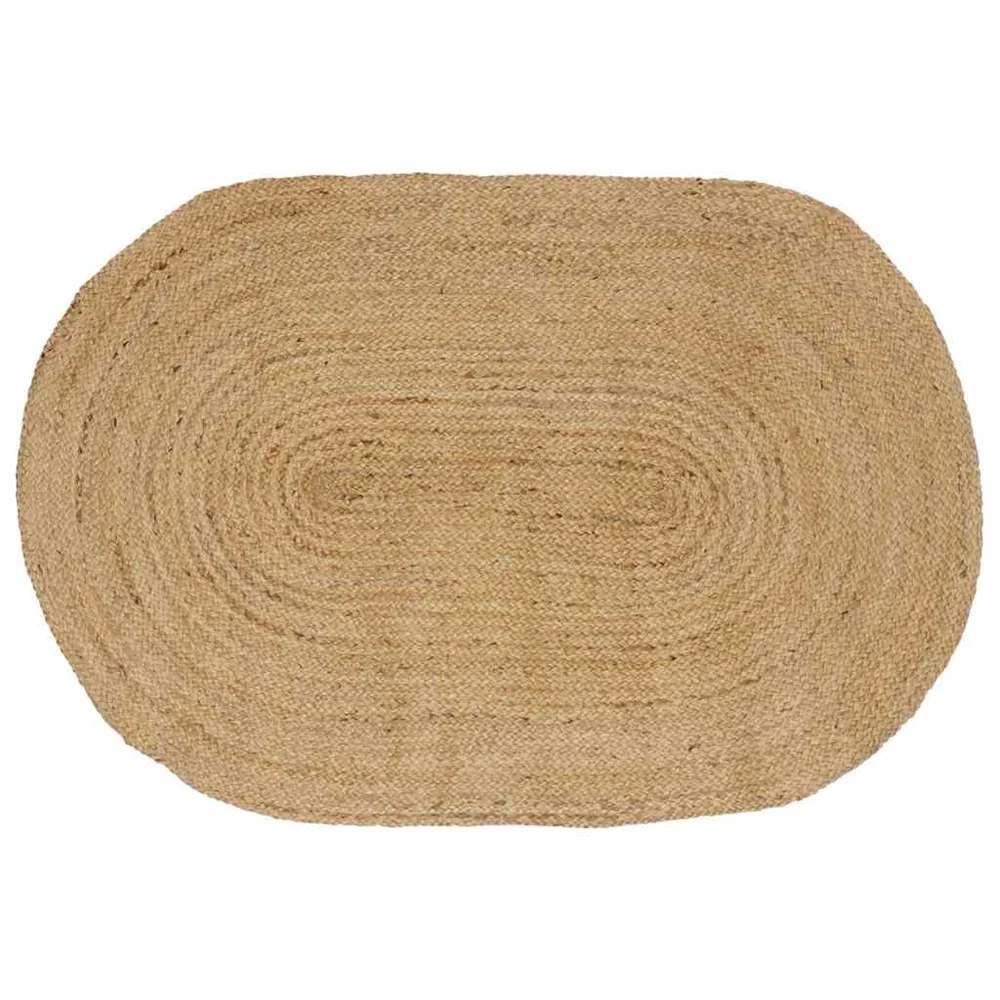 vidaXL Områdetepper Naturlig 205 x 305 cm Jute v:6179129