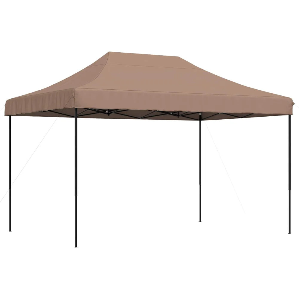 vidaXL Partytelt 279 x 410 x 315 cm Brun Oxford Stoff v:8292622