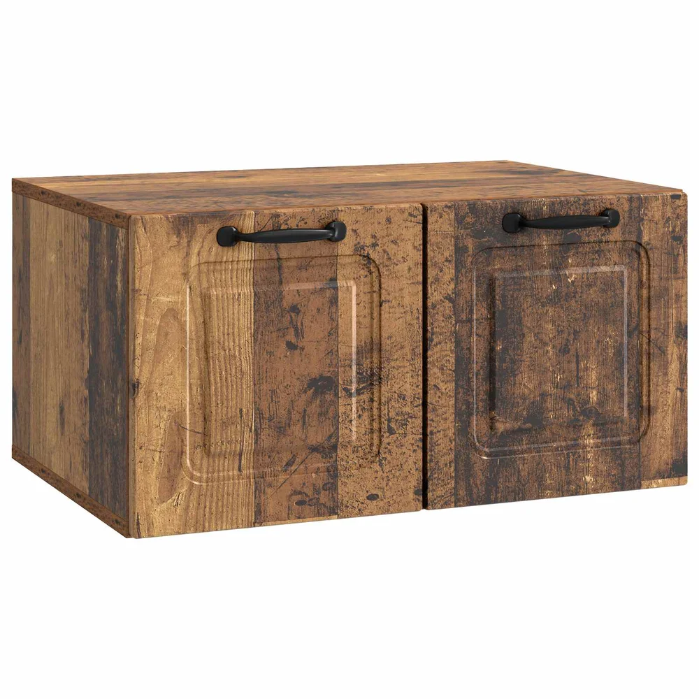 vidaXL Vegghengt TV skap Gammelt tre 59,5 x 41 x 30 cm Konstruert tre v:1018038
