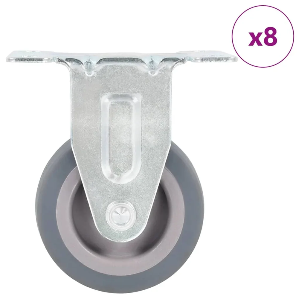 vidaXL Faste hjul 8 stk 50 mm v:337434