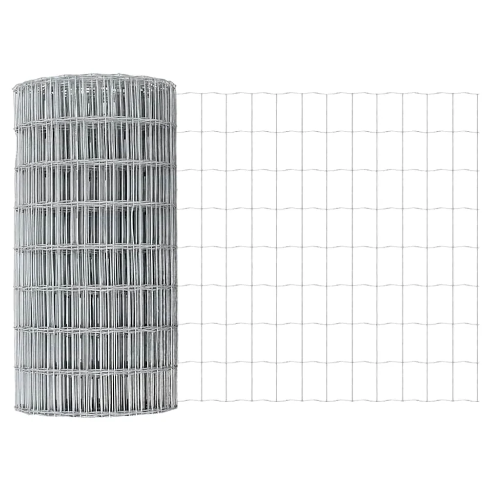 vidaXL Euro gjerde 0,4 x 25 m PVC-belagt jern v:2438051 vidaXL Euro gjerde 0,4 x 25 m PVC-belagt jern v:2438051