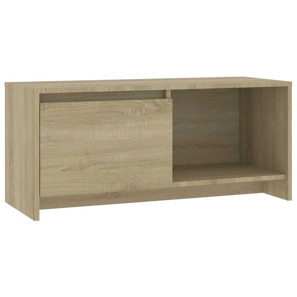 vidaXL TV-benk sonoma eik 90x35x40 cm konstruert tre v:118604