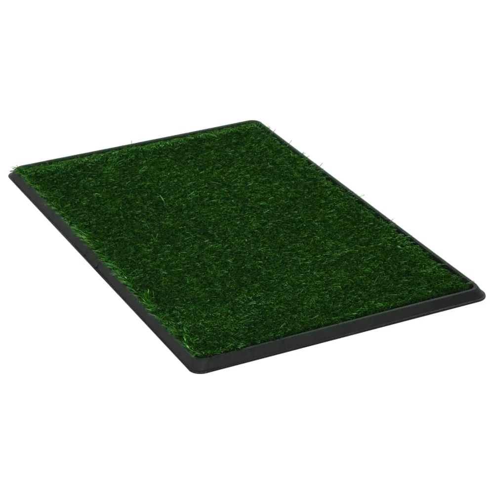 vidaXL Dyretoalett med skuff og kunstgress grønn 76x51x3 cm WC v:2388289 vidaXL Dyretoalett med skuff og kunstgress grønn 76x51x3 cm WC v:2388289
