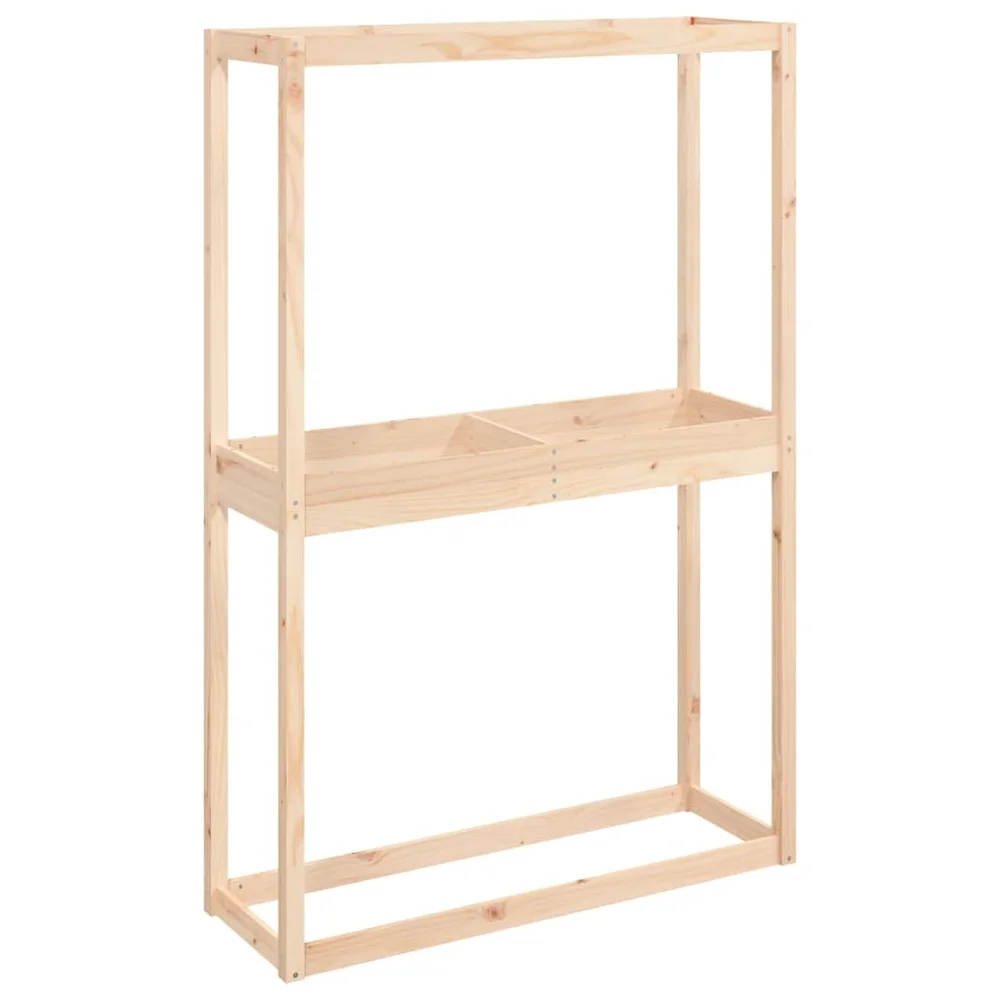 vidaXL Dekkstativ svart 120x40x180 cm heltre furu v:3953606 vidaXL Dekkstativ svart 120x40x180 cm heltre furu v:3953606
