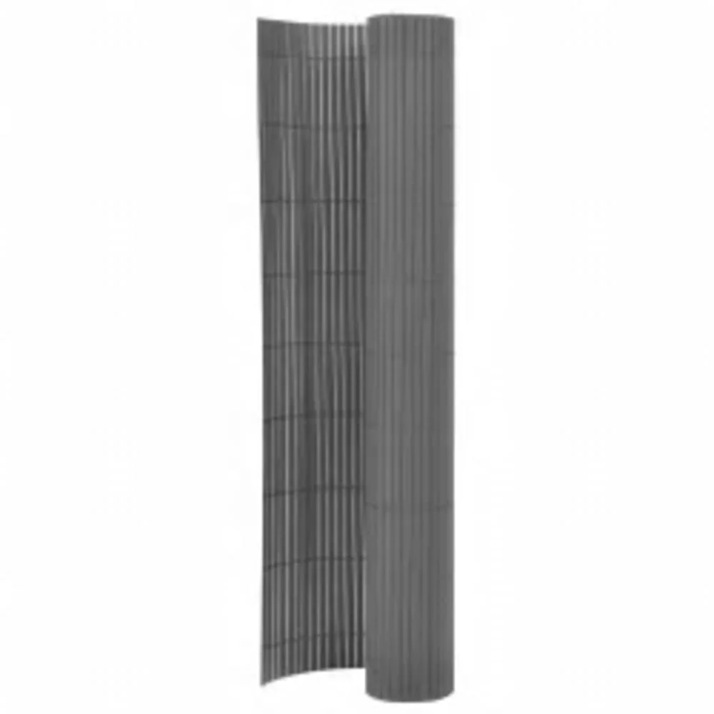 vidaXL Dobbelsidet hagegjerde 110×500 cm grå v:1129327 vidaXL Dobbelsidet hagegjerde 110×500 cm grå v:1129327