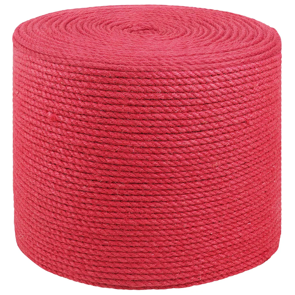 vidaXL 4 mm Rød 100% Tossa jute v:6975032 vidaXL 4 mm Rød 100% Tossa jute v:6975032