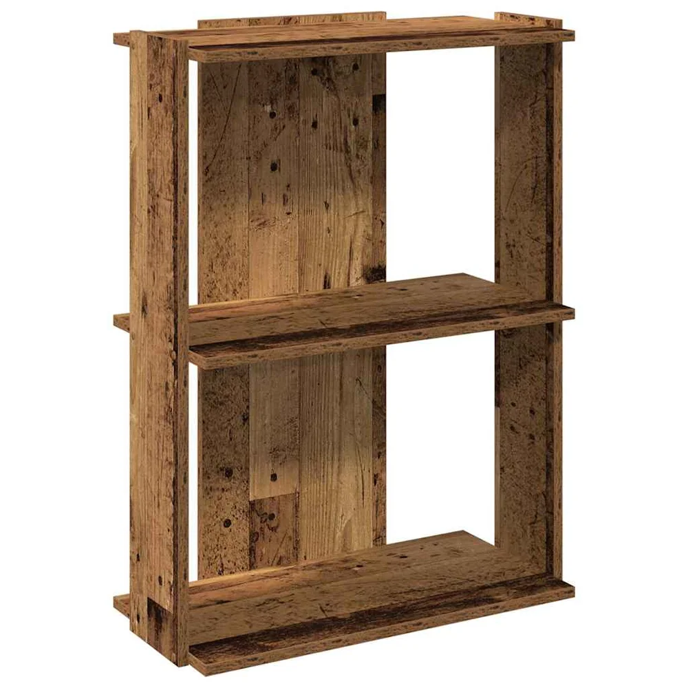 vidaXL Bokhylle 3 etasjer gammelt tre 60x30x80 cm konstruert tre v:7545042 vidaXL Bokhylle 3 etasjer gammelt tre 60x30x80 cm konstruert tre v:7545042