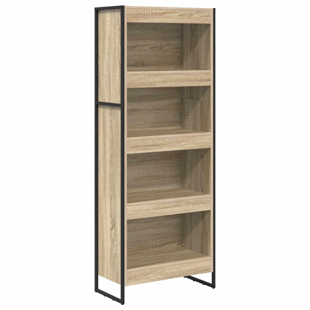 vidaXL Bokskap 60 x 30 x 155 cm Konstruert tre Sonoma v:8851534