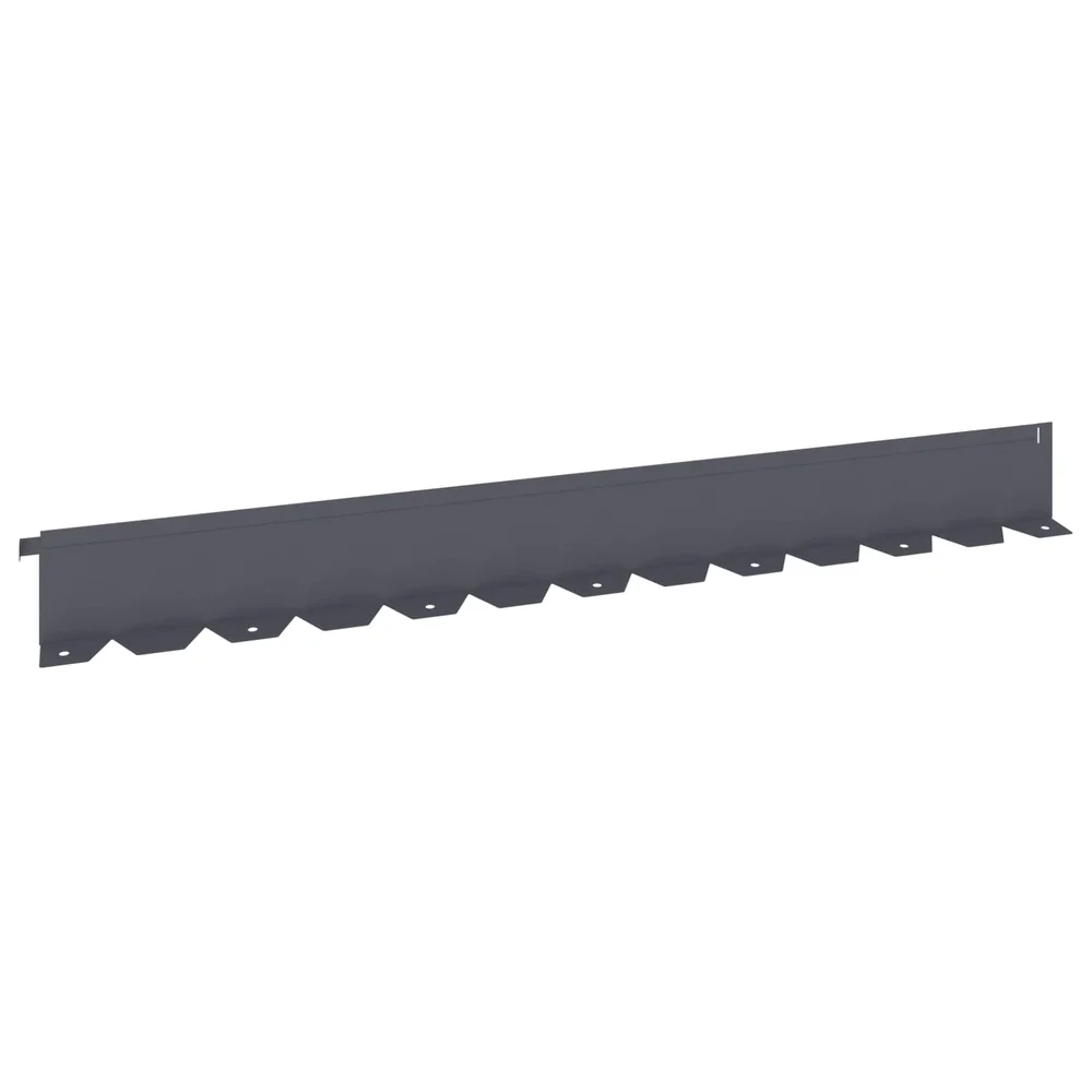 vidaXL Gjerdekant 10 stk. 102 x 10 x 4 cm Stål Antrasitt v:9397152 vidaXL Gjerdekant 10 stk. 102 x 10 x 4 cm Stål Antrasitt v:9397152
