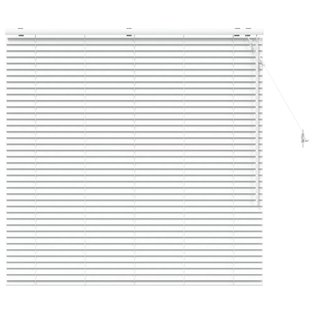 vidaXL Venetiansk persienne Hvit 135 x 130 cm 35 mm v:4120549