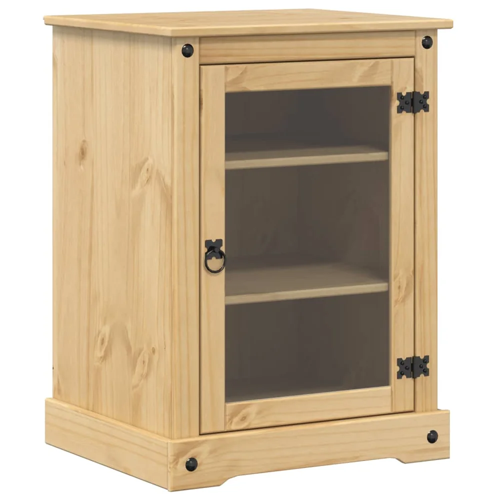 vidaXL HiFi-skap Corona 60x50x82 cm heltre furu v:1498045 vidaXL HiFi-skap Corona 60x50x82 cm heltre furu v:1498045