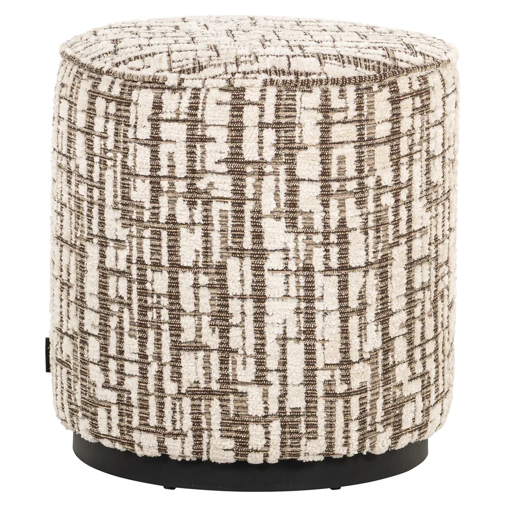 Pouffe & Footstool Lexie cream 45Ø v:7326578