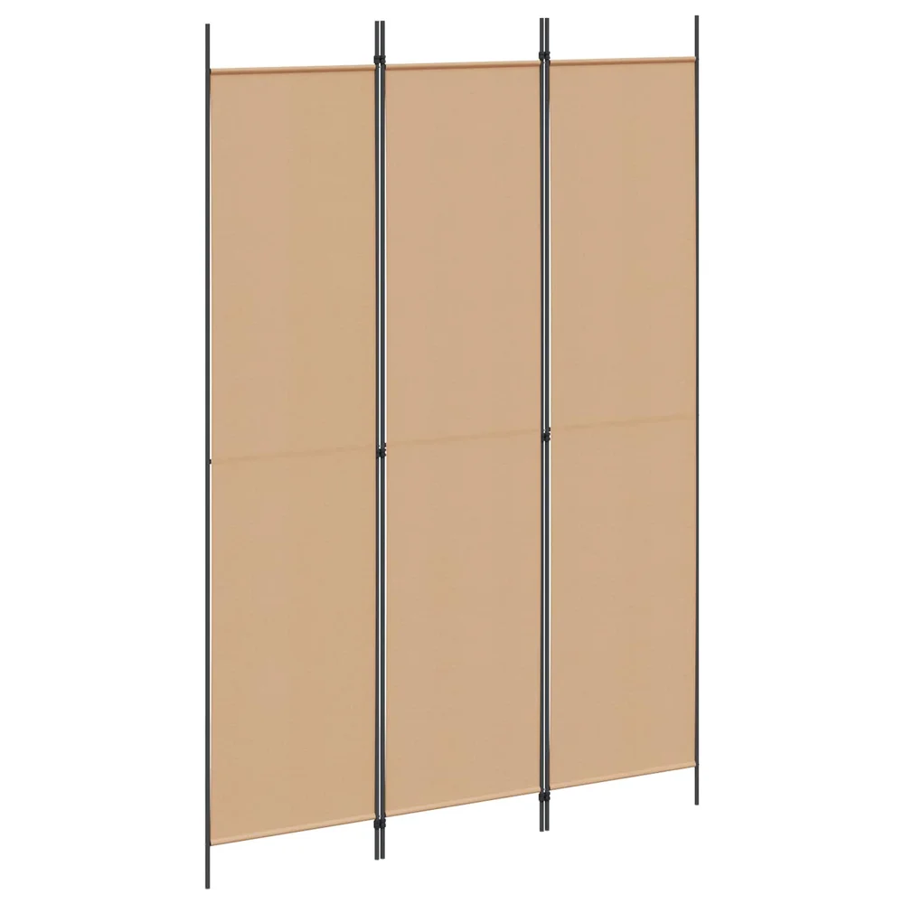 vidaXL 3-panel romdeler Beige 150 x 220 cm Stoff v:4334817 vidaXL 3-panel romdeler Beige 150 x 220 cm Stoff v:4334817
