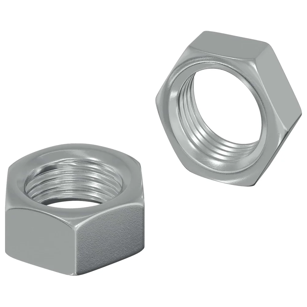 vidaXL Sekskantmutter 2 stk. Sølv M6 Metall v:8721484 vidaXL Sekskantmutter 2 stk. Sølv M6 Metall v:8721484