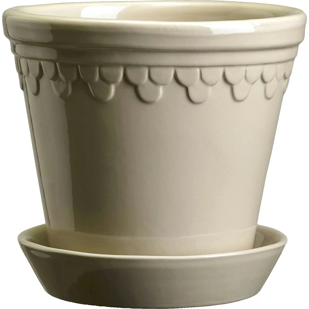 Copenhagen Krukke med Tallerken Sand Stone, Ø10 cm v:7432639 Copenhagen Krukke med Tallerken Sand Stone, Ø10 cm v:7432639