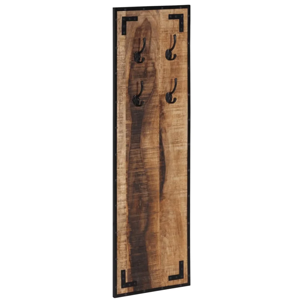 vidaXL Knaggrekke 35x8x110 cm heltre grovt mangotre v:9081371 vidaXL Knaggrekke 35x8x110 cm heltre grovt mangotre v:9081371