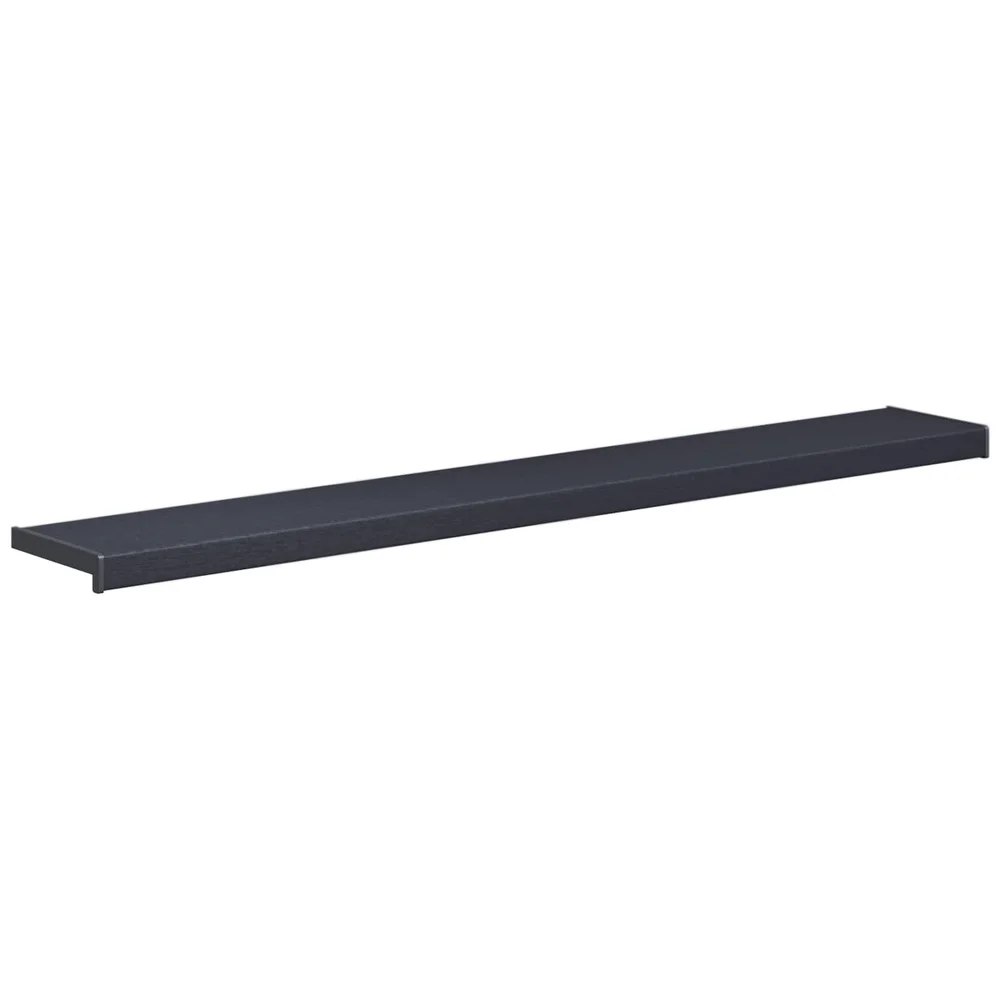 vidaXL Vinduskarmer Anthracitt med trestruktur 160 x 25 x 4,5 cm PVC v:9549984 vidaXL Vinduskarmer Anthracitt med trestruktur 160 x 25 x 4,5 cm PVC v:9549984