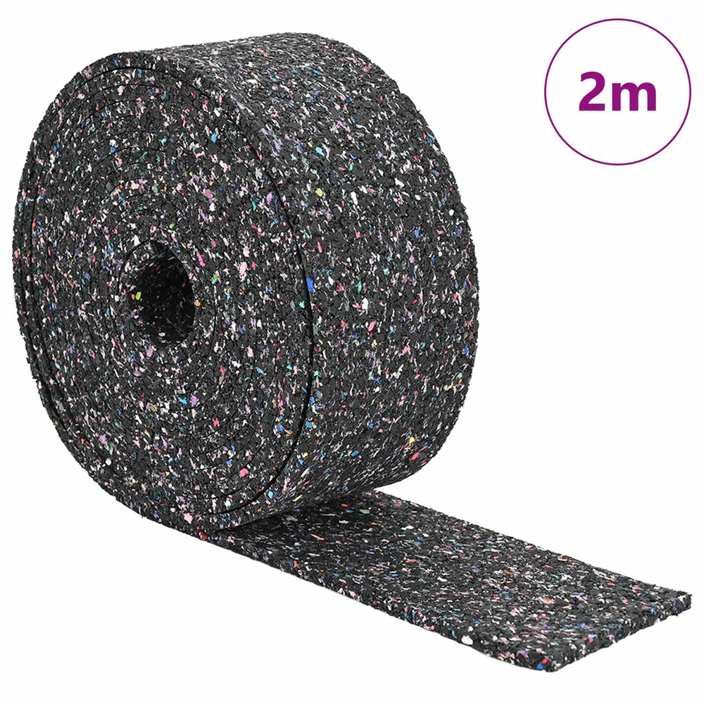 vidaXL Gummigranulat rulle Svart 200 x 5 x 1 cm Gummi v:1796679 vidaXL Gummigranulat rulle Svart 200 x 5 x 1 cm Gummi v:1796679