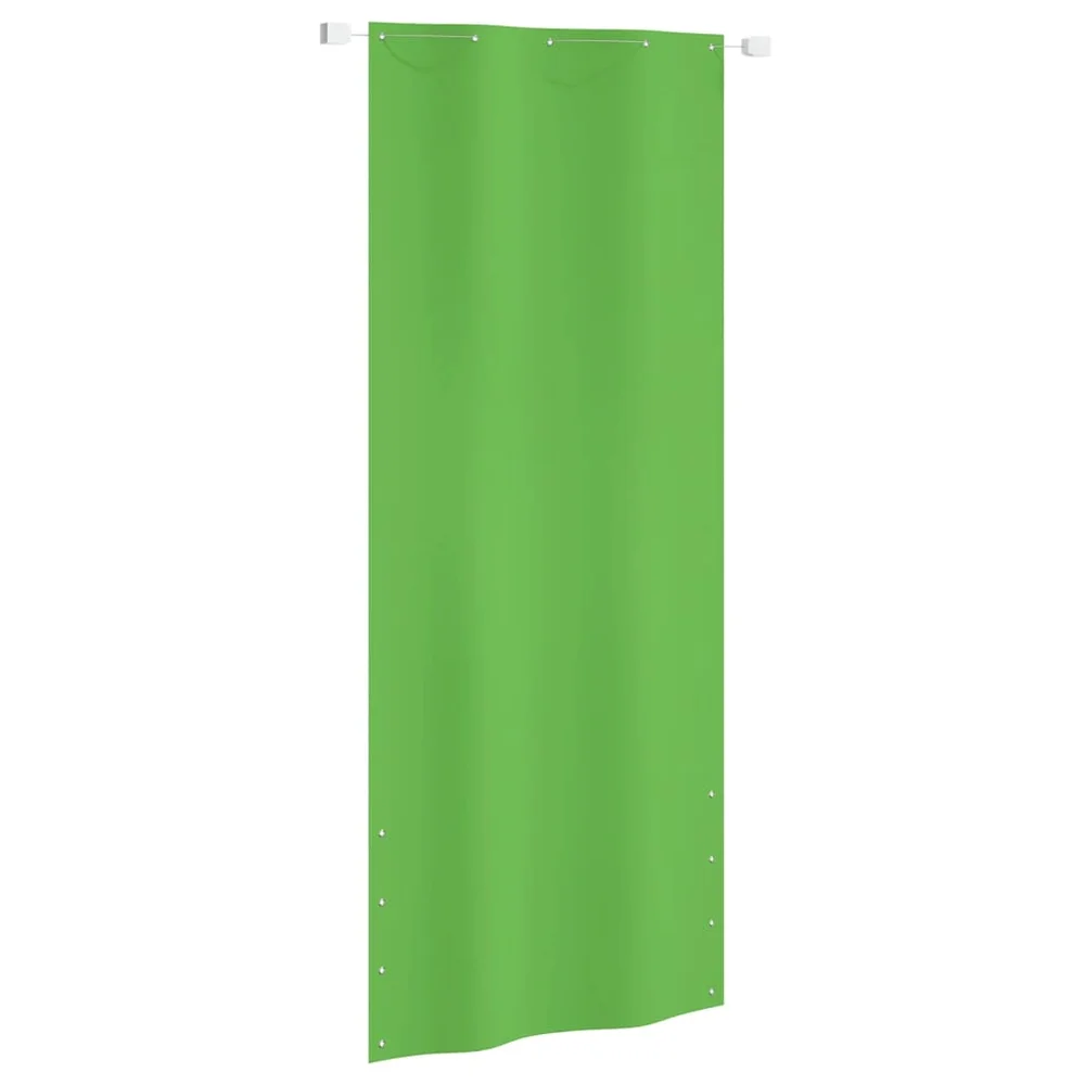 vidaXL Balkongskjerm lysegrønn 100x240 cm oxfordstoff v:9642009