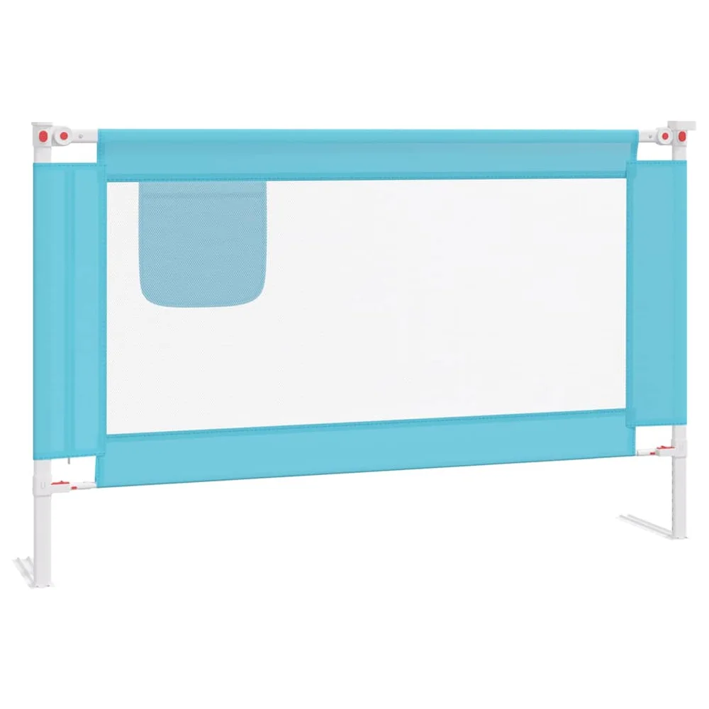vidaXL Sengehest småbarn blå 120×25 cm stoff v:6640189 vidaXL Sengehest småbarn blå 120×25 cm stoff v:6640189