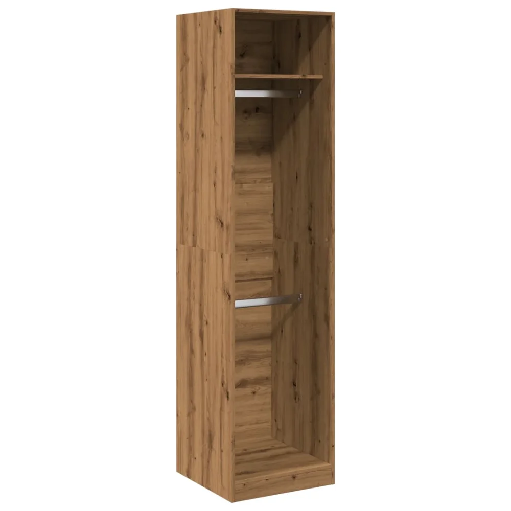 vidaXL Garderobe artisan eik 50x50x200 cm konstruert tre v:7660282 vidaXL Garderobe artisan eik 50x50x200 cm konstruert tre v:7660282